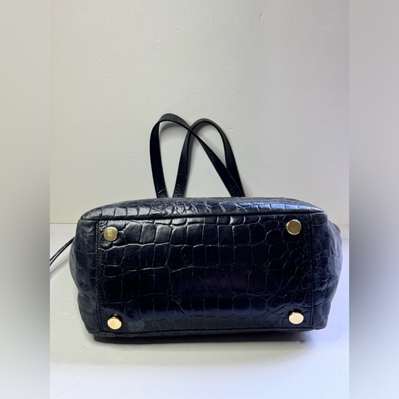 Fossil Sydney Croc Embossed Leather Shopper Tote Bag - Picture 11 of 15